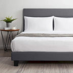 Nestl Horizontal Channel Upholstered Platform Bed