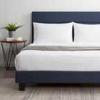 Nestl Horizontal Channel Upholstered Platform Bed