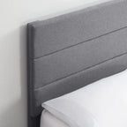 Nestl Horizontal Channel Upholstered Platform Bed