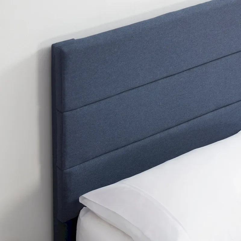 Nestl Horizontal Channel Upholstered Platform Bed