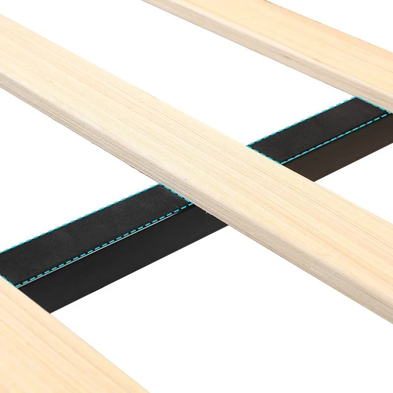 King Size Velvet Upholstered Platform Bed with Tufted Wingback Headboard - 80x76 Inch Grey Bedroom Furniture