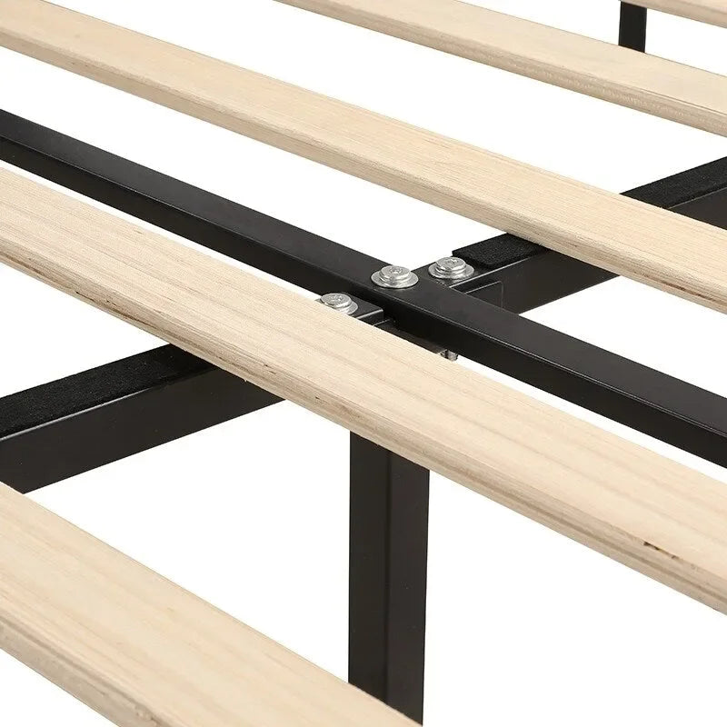 King Size Velvet Upholstered Platform Bed with Tufted Wingback Headboard - 80x76 Inch Grey Bedroom Furniture