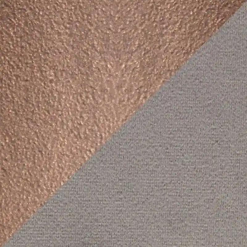 Upholstered Dining Chair Barrel Style Velvet Cushioned Seat Copper Metal Legs Contemporary 250lbs Capacity