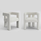 KINWELL 24 Wide Boucle Upholstered Armchair (Set of 2)