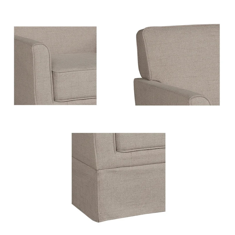 510 Design Paula Slipcover Accent Armchair - 30W x 30.5D x 33H