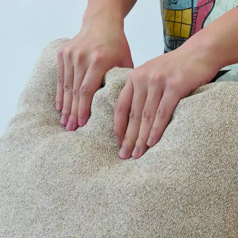 120 inch Contemporary Soft Commix Down Filled Cushions 3-Piece Sectional Sofa