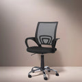 Ergonomic Mesh Office Chair with Lumbar Support - Adjustable Height 360° Swivel Rolling Wheels Breathable Back - Set of 4