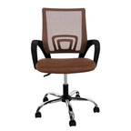 Ergonomic Mesh Office Chair with Lumbar Support - Adjustable Height 360° Swivel Rolling Wheels Breathable Back - Set of 4