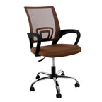 Ergonomic Mesh Office Chair with Lumbar Support - Adjustable Height 360° Swivel Rolling Wheels Breathable Back - Set of 4