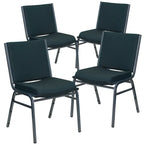4 Pack Heavy Duty Stack Chair - 21D x 19.75W x 31.25H