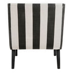 Mid-Century Modern Accent Chair Armless Slipper Chair - Forest Green Linen Upholstery 24.8"W x 30.7"D x 30.9"H