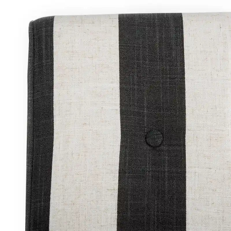 Mid-Century Modern Accent Chair Armless Slipper Chair - Forest Green Linen Upholstery 24.8"W x 30.7"D x 30.9"H