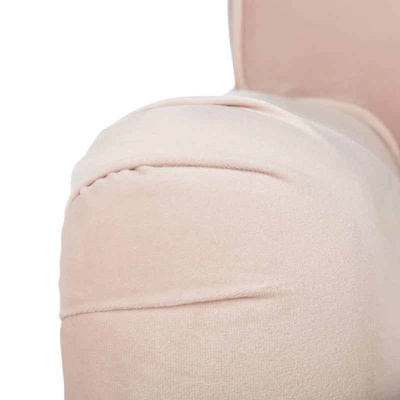 Transitional Club Chair with Nailhead Trim - 29W x 34D x 31.5H - Espresso Legs with Casters