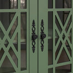 63 Vintage Style Kitchen Accent Buffet Sideboard Cabinet w/ Drawers - 63 in Width