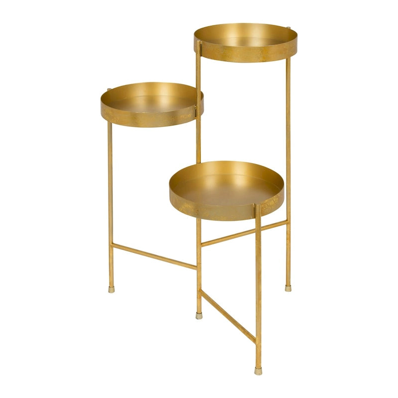 Kate and Laurel Finn Metal 3-tier Modern Plant Stand - 16x21x30