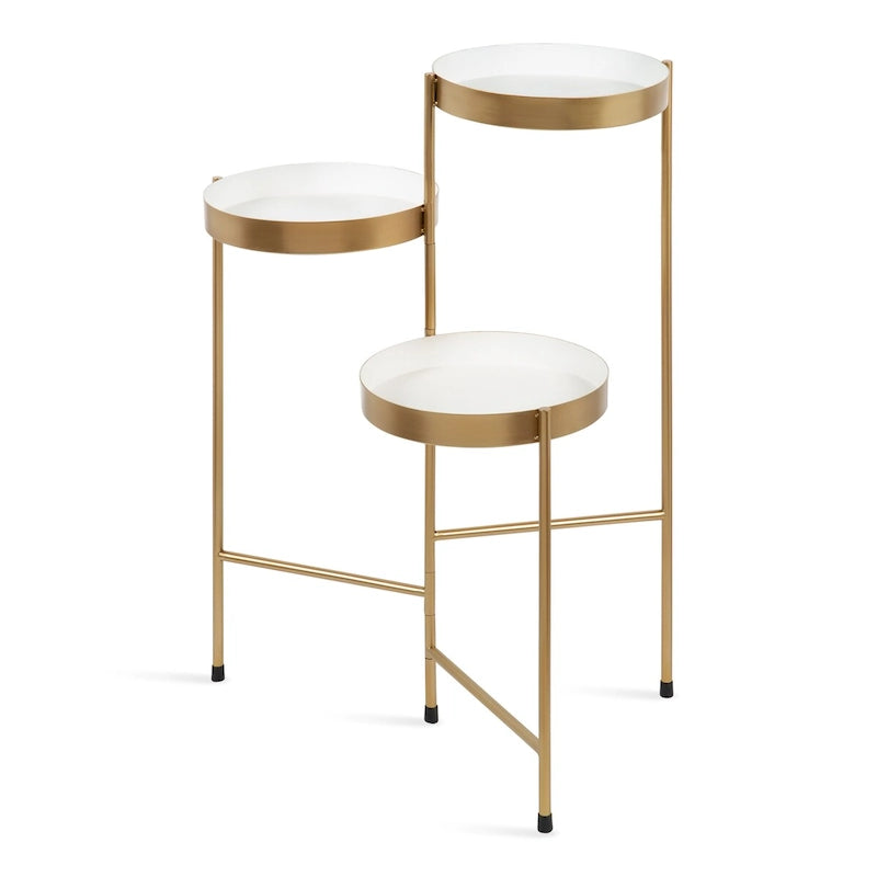 Kate and Laurel Finn Metal 3-tier Modern Plant Stand - 16x21x30