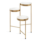Kate and Laurel Finn Metal 3-tier Modern Plant Stand - 16x21x30