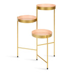 Kate and Laurel Finn Metal 3-tier Modern Plant Stand - 16x21x30