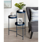 Kate and Laurel Finn Metal 3-tier Modern Plant Stand - 16x21x30