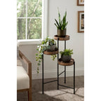 Kate and Laurel Finn Metal 3-tier Modern Plant Stand - 16x21x30
