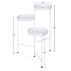 Kate and Laurel Finn Metal 3-tier Modern Plant Stand - 16x21x30